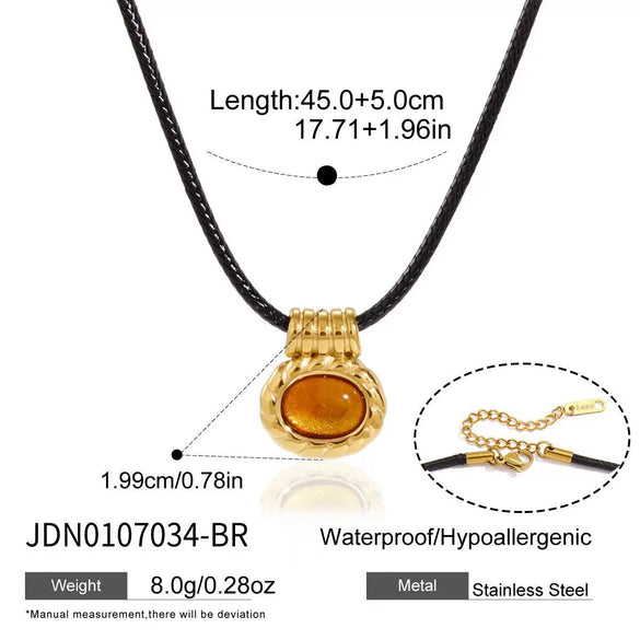 Women's Geometric Stainless Steel Necklace With Pvd Gold Plating And Lobster Clasp Stylish Regular Chain Jewelry