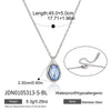 Women's Geometric Stainless Steel Necklace With Pvd Gold Plating And Lobster Clasp