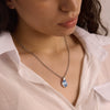 Women's Geometric Stainless Steel Necklace With Pvd Gold Plating And Lobster Clasp