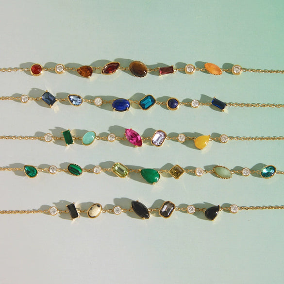 Women's Geometric Stainless Steel Necklace With Pvd Vacuum Gold Plated Finish And Lobster Clasp