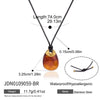 Women's Geometric Stainless Steel Necklace With Vacuum Gold Plated Chain And Lobster Clasp