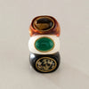 Women's Geometric Stainless Steel Ring With Pvd Vacuum Gold Plating Hypoallergenic Fashion Jewelry