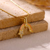 Women's Geometric Starburst Sun Pendant Necklace With Gold Plated Copper Zircon Accents And Ball Chain Wholesale Jewelry