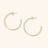 Women's Geometric Starshaped Statement Hoop Earrings In Electroplated Stainless Steel