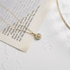 Women's Geometric Sterling Silver Cross Chain Necklace With Electroplated Finish And Zircon Pendant Light Luxury Jewelry