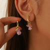 Women's Geometric Stone Beaded Earrings
