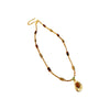 Women's Geometric Tiger Eye Clavicle Chain Necklace Copper Alloy Electroplated Light Luxury Highend Jewelry