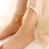 Women's Geometric 316L Stainless Steel Anklet With 18K Goldplated Joker Happy Character Pendant