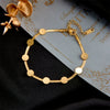 Women's Geometric Titanium Steel Jewelry Bracelet With Round Snake Bone Chain And Electroplating Treatment