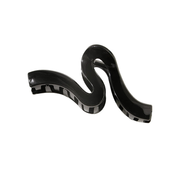 Women's Geometric Wave Shark Clip Hair Accessories Ps Material Baking Paint