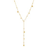 Women's Geometric Yshaped Stainless Steel Necklace With 18K Gold Plating Simple Elegant Fashion Jewelry