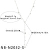 Women's Geometric Yshaped Stainless Steel Necklace With 18K Gold Plating Simple Elegant Fashion Jewelry