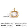 Women's Geometric Zircon Pendant Stainless Steel Choker Necklace With Plated Finish