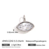 Women's Geometric Zircon Pendant Stainless Steel Choker Necklace With Plated Finish