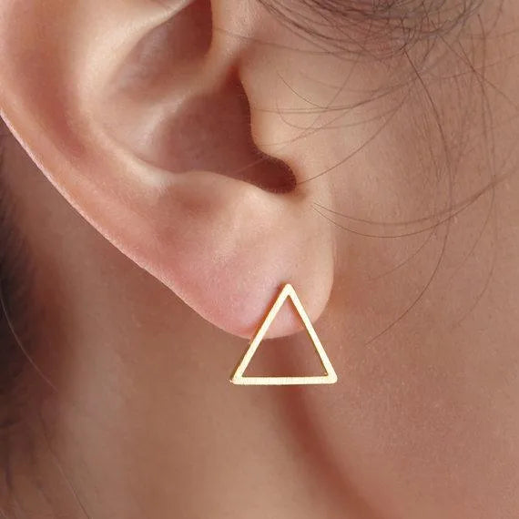 Womens Geometry Electroplating Alloy Earrings Nhcu152931