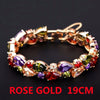 Women's Gold Plated Copper Drop Shape Zircon Bracelet With Electroplated Finish Simple Geometric Jewelry