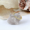 Women's Gold Plated Open Ring Adjustable Beads Geometric Style Electroplated