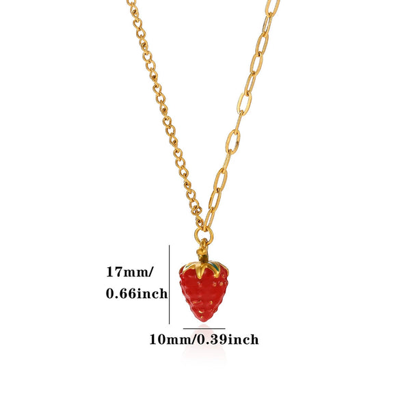 Women's Gold Plated Titanium Steel Double Layer Pendant Necklace With Faux Pearl Moon Sun Heart And Zircon Geometric Charms