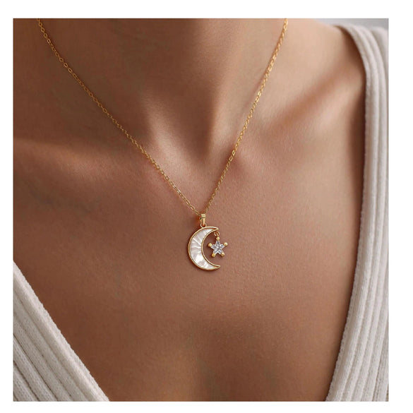 Women's Gold Tone Copper Round Rose Pendant Necklace Elegant Light Luxury Geometric Floral Clavicle Chain With Electroplated Finish