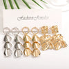 Women's Gold Tone Ginkgo Leaf Tassel Earrings Geometric Floral Statement Jewelry With Stainless Steel Posts And Electroplated Finish