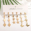 Women's Gold Tone Ginkgo Leaf Tassel Earrings Geometric Floral Statement Jewelry With Stainless Steel Posts And Electroplated Finish
