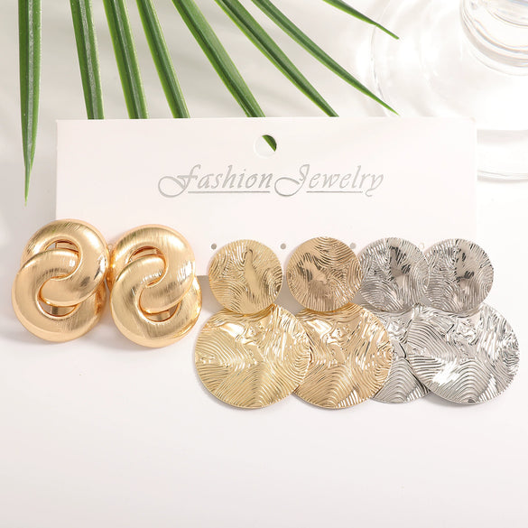 Women's Gold Tone Ginkgo Leaf Tassel Earrings Geometric Floral Statement Jewelry With Stainless Steel Posts And Electroplated Finish