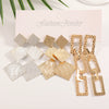 Women's Gold Tone Ginkgo Leaf Tassel Earrings Geometric Floral Statement Jewelry With Stainless Steel Posts And Electroplated Finish