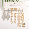 Women's Gold Tone Ginkgo Leaf Tassel Earrings Geometric Floral Statement Jewelry With Stainless Steel Posts And Electroplated Finish