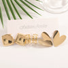 Women's Gold Tone Ginkgo Leaf Tassel Earrings Geometric Floral Statement Jewelry With Stainless Steel Posts And Electroplated Finish