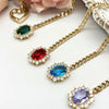 Women's Gold Tone Stainless Steel Heart Slide Chain Necklace Double Layer Adjustable Clavicle Necklace With Electroplated Light Luxury Geometric Design
