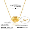 Women's Gold Tone Stainless Steel Necklace And Earrings Set With Titanium Steel Pendant Geometric Hammered Cosmic Design