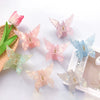 Women's Hair Accessories Handmade Pvc Butterfly Hair Grab Clip