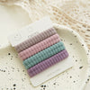 Women's Hair Band Mixed Material Handmade High Elastic Simple Ponytail Hair Rope