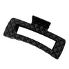Women's Hair Grab Clip Maillard Style Ps Material Handmade Diamond Plaid Design
