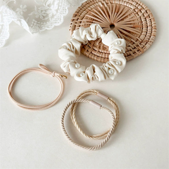 Women's Hair Rope Set Cute Style Handmade Fabric
