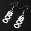 Women's Halloween Alloy Earrings With Dripping Oil Finish Pumpkin Ghost And Spider Designs Playful Festive Costume Jewelry