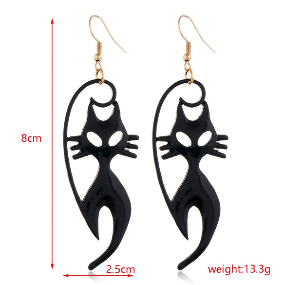 Women’s Halloween Skull Spider And Pumpkin Alloy Drop Earrings With Electroplated Finish Playful Spooky Cartoon Festival Jewelry