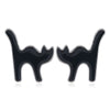 Women’s Halloween Skull Spider And Pumpkin Alloy Drop Earrings With Electroplated Finish Playful Spooky Cartoon Festival Jewelry