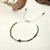 Women's Hand Beaded Small Bracelet With Miyuki Rice Beads Glass And Glaze Material Geometric Pattern Hand Woven Process