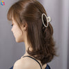 Women's Handmade Ab Colorful Large Shark Hair Clip For Backofhead Styling Elegant Grip Headwear Accessory