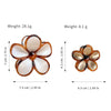 Women's Handmade Abs Hair Clip With Sweet Style And Egg Flower Design