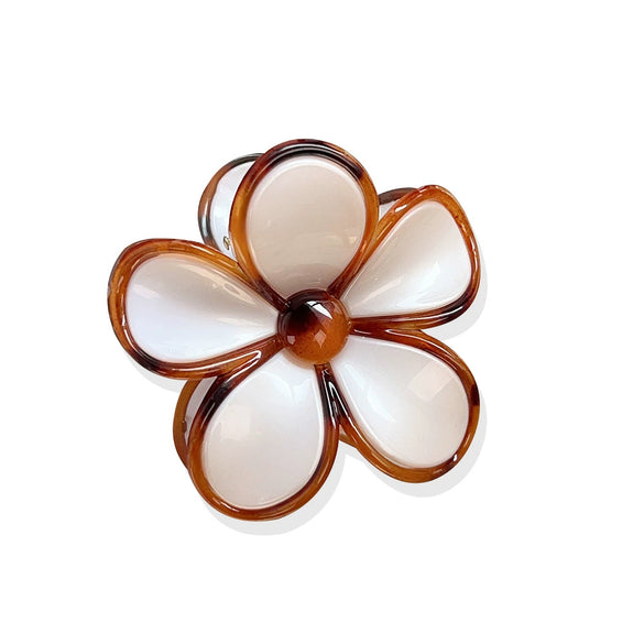 Women's Handmade Abs Hair Clip With Sweet Style And Egg Flower Design