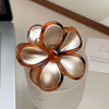 Women's Handmade Abs Hair Clip With Sweet Style And Egg Flower Design