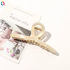 Women's Handmade Acetate Alloy Shark Hair Clip Large Grip Claw Hairpin Hair Accessory