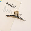 Women's Handmade Acetate Alloy Shark Hair Clip Large Grip Claw Hairpin Hair Accessory