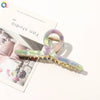 Women's Handmade Acetate Alloy Shark Hair Clip Large Grip Claw Hairpin Hair Accessory