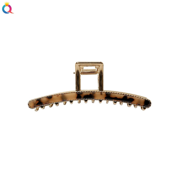 Women's Handmade Acetate Alloy Shark Hair Clip Large Grip Claw Hairpin Hair Accessory