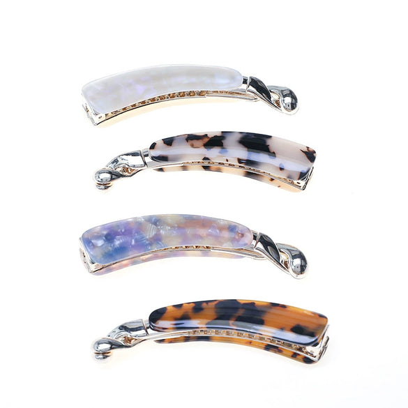 Women's Handmade Acetate Banana Hair Clip For Ponytail Styling Elegant Backofhead Hair Accessory