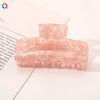 Women's Handmade Acetate Hair Claw Clip Simple Geometric Hairpin For Secure Back Hair Styling