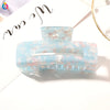 Women's Handmade Acetate Hair Claw Clip Simple Geometric Hairpin For Secure Back Hair Styling